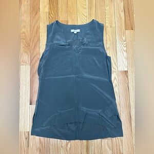 Banana Republic Dark Gray Sleeveless Blouse